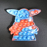 Premium Cartoon Shape Silicone Pop It Fidget Toy (1 Pc)