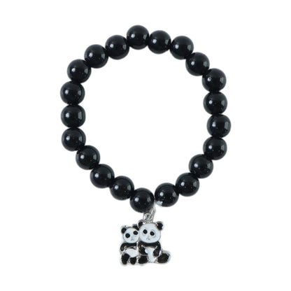 Premium Multicolor Pastel Bead Stretch Bracelet (1 Pc)