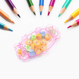 Cute School Eraser Set Cute Eraser Multi Design Rubber Erasers  (15 pc In1 Set)