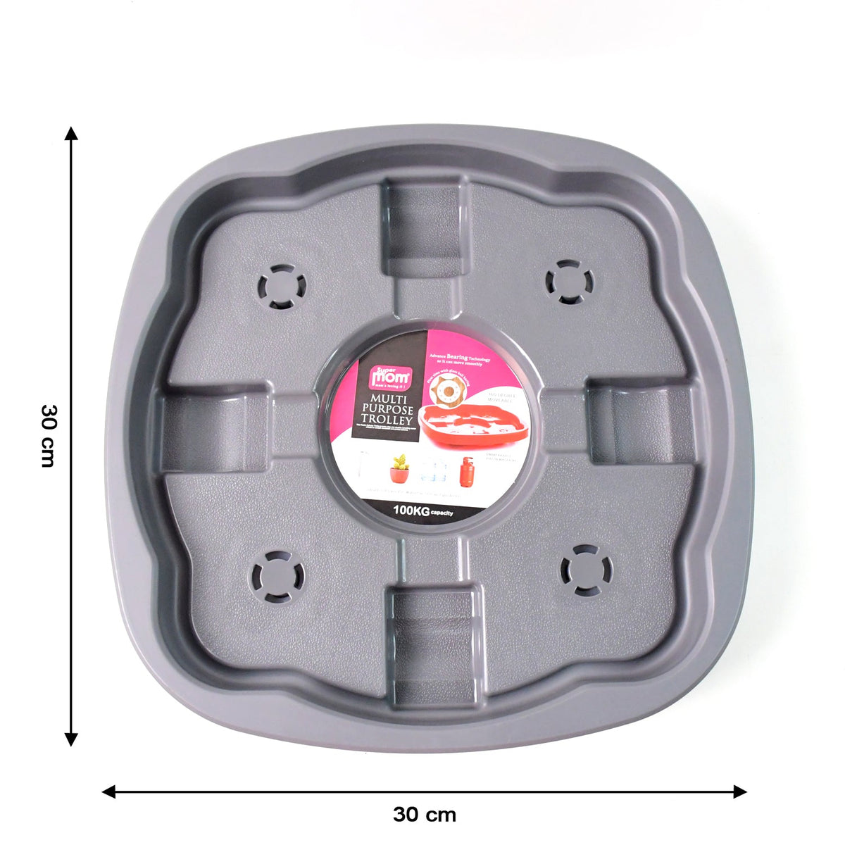 Supermom Plastic Multi Purpose Heavy Duty Gas Cylinder Trolley