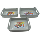 Multi Purpose Tray, Cosmetics, Stationary Set of 3