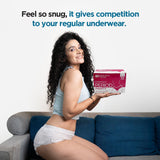 Women’s Emergency Travel Kit with Seamless Underwear Pantyliner  10 Pcs