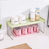 Folding Storage Organizer Stack Shelf Rack (1 Pc)