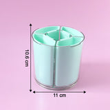 Multipurpose 5 Compartment Rotating Pen Holder (1 Pc)