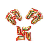 Lakshmi Aavahan Charan Sticker