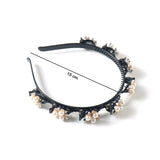 luxury pearl floral hairband