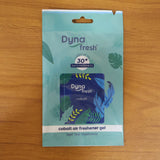 Hanging cobalt air freshener