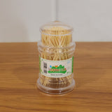 Natural wood toothpick case