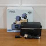 dual wireless mic system for clear audio