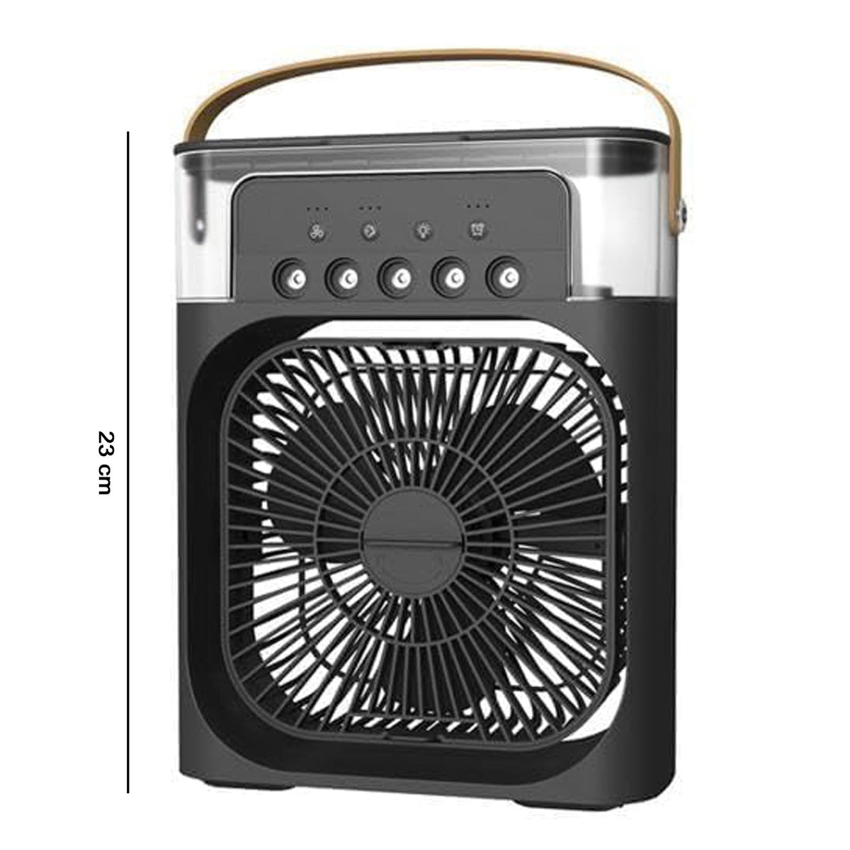 Portable Air Cooler Fan with 7-Color Light – Personal AC Fan