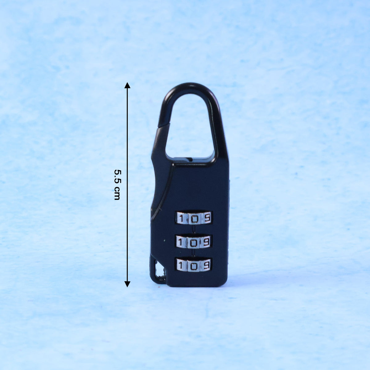 Secure 3-Digit Combination Travel Lock (1 Pc)