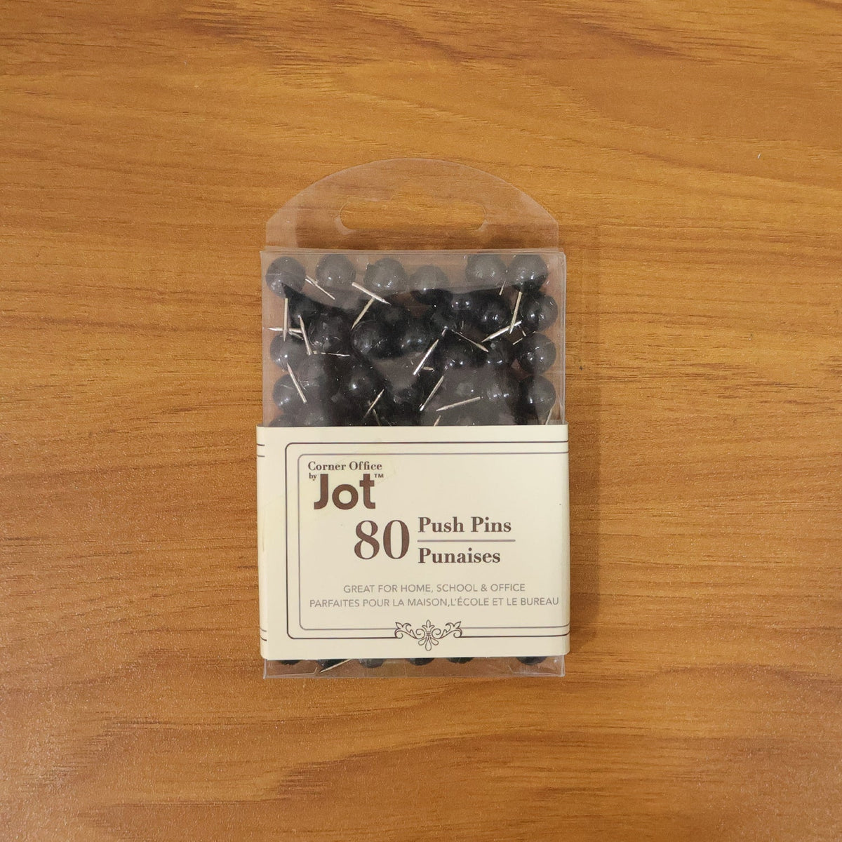 Round Head Push Pins (80 Pc Set)