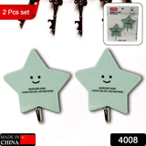 Multipurpose Strong Self-Adhesive Hooks – Heavy Plastic Wall Hooks for Home & Office