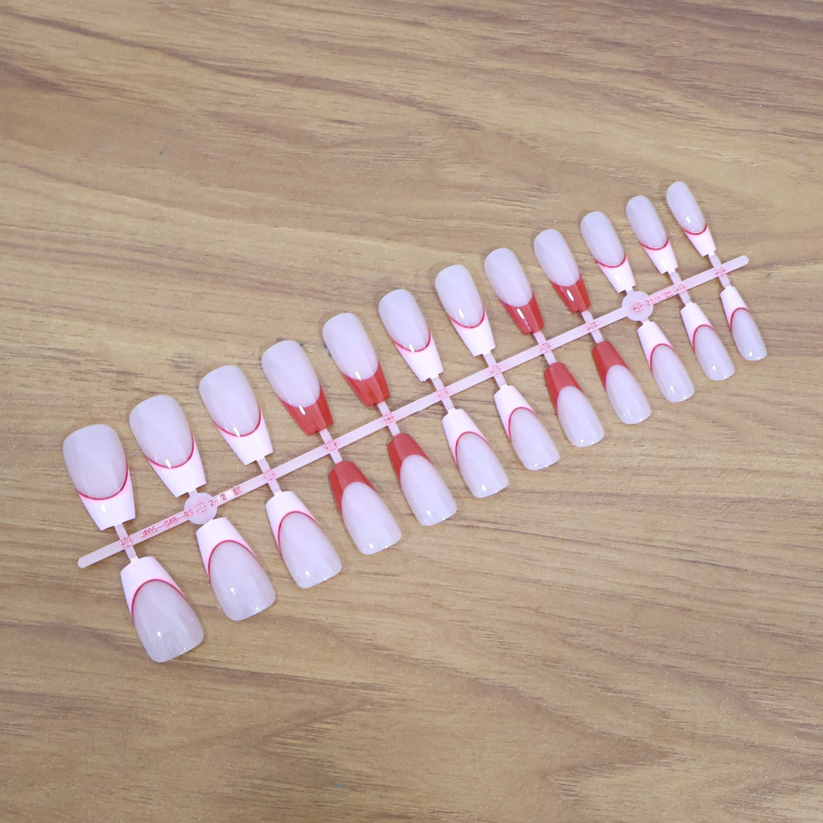 Elegant Nude Glossy Artificial Nail Tips fake nails (24 Pc Set)