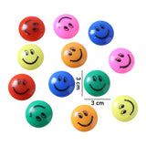 Colorful Smiley Face Magnetic Buttons Set (12 Pc Set)