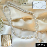Decorative pearl crystal curtain holder