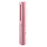 Rechargeable Mini Hair Straightener,  Three Temperature Adjustments Flat Iron Comb (1 Pc)
