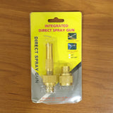 Heavy Duty Brass Garden Hose Spray Nozzle (1 Set)