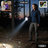 high power omega led flashlight rechargeable torch