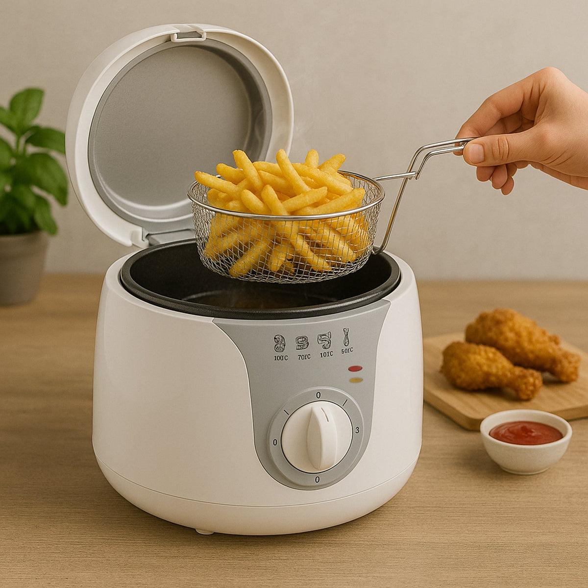 Orbit Adjustable Electric Deep Fryer - 1200W