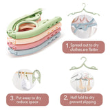 Travel Hangers, Portable Folding Clothes Hangers (1 Pc)