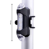 Rechargeable LED Bicycle Front & Rear Safety Light (1 Pc)