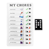 Portable Chores Note Board (20×12 cm, Mix Color)