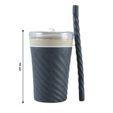 swirl design beverage cup