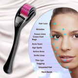 Derma Roller Anti Ageing Facial Scrubs & Polishes Scar Removal Hair Regrowth (2 MM)
