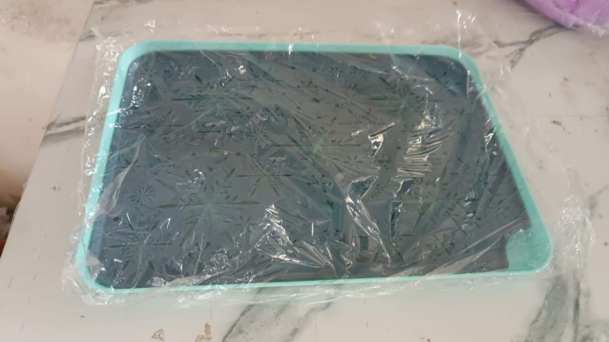 Multi-Purpose Snowflake Design Drain Tray for Kitchen Sink