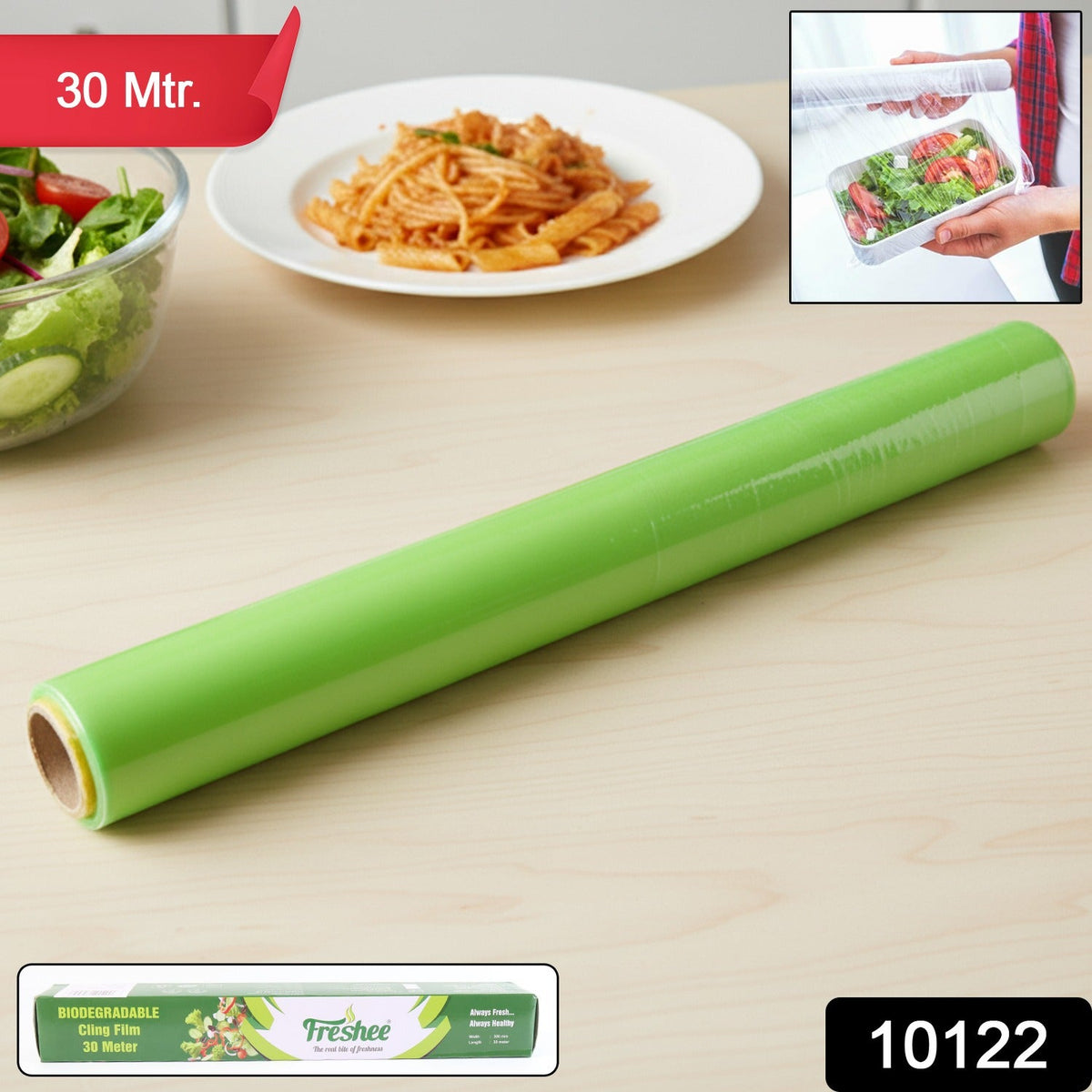 Freshee Biodegradable Cling Film Roll —Length 30 Metre, Width 300mm