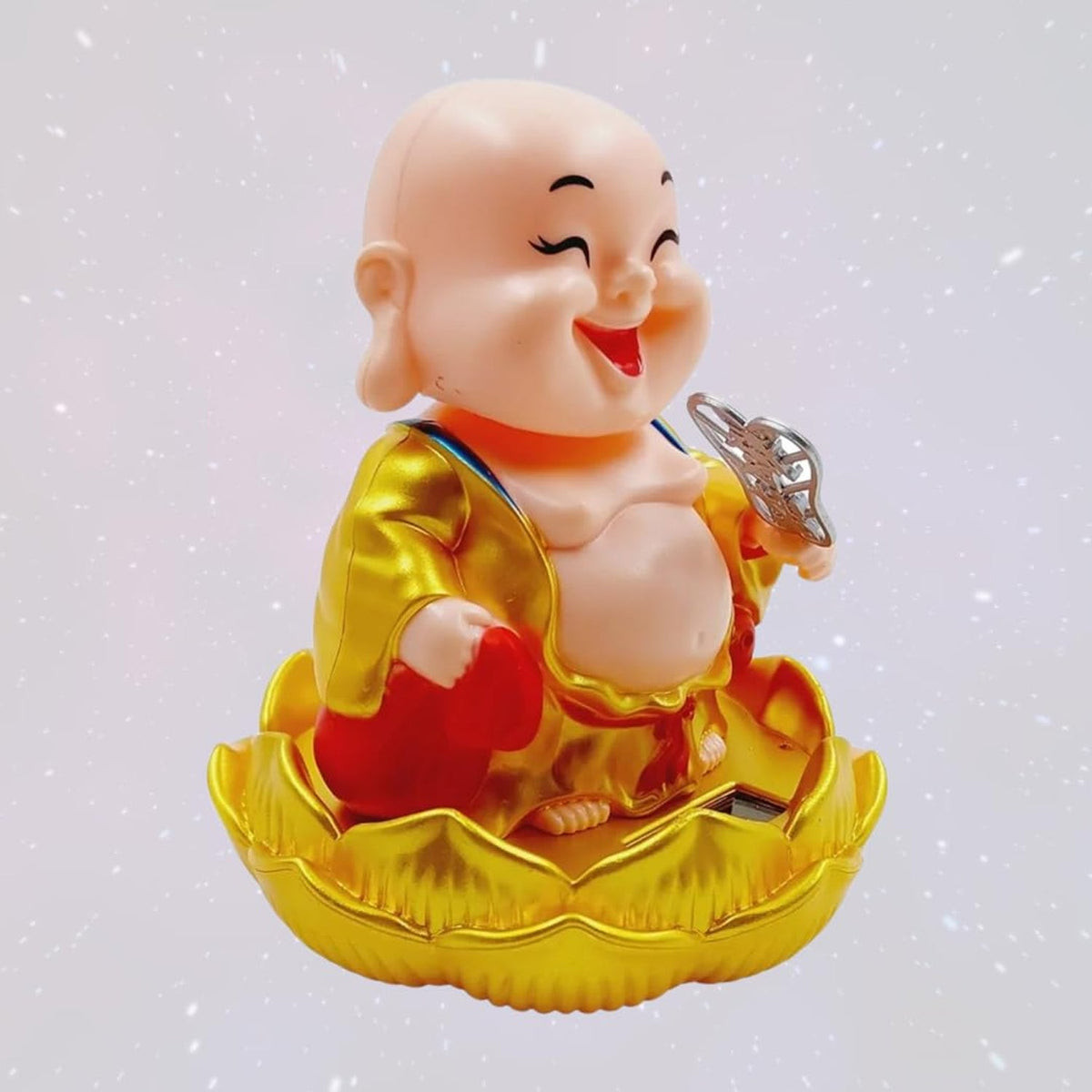 Solar Powered Moving Buddha