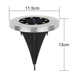 Solar Powered LED Garden Lights (4 Pc)