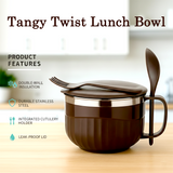 Home Chef Tangy Twist Insulated Lunch Bowl (Approx 650ML & 1 Pc)