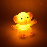 Cartoon Shape Crystal LED Night Light Lamp – Glowing Animal Decorative Light (1 Pc)