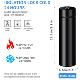 0726 Vacuum Insulated Water Bottle with LED Temperature Display (1 Pc / Multicolor)