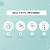 Self-Adhesive Wall Hook – Drill-Free, Waterproof & Oil-Proof Toothbrush, (1 Pc)