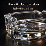 Glass Brunswick Crystal Quality Cigar Cigarette Ashtray