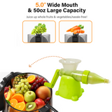Manual Juicer Modern Plastic Fruit and Vegetable Juicer (1 Pc / Bowl Not Included)
