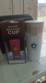 Stainless Steel Vacuum Insulated Coffee Flask with Flip Lock Lid (400ML / 1 Pc)