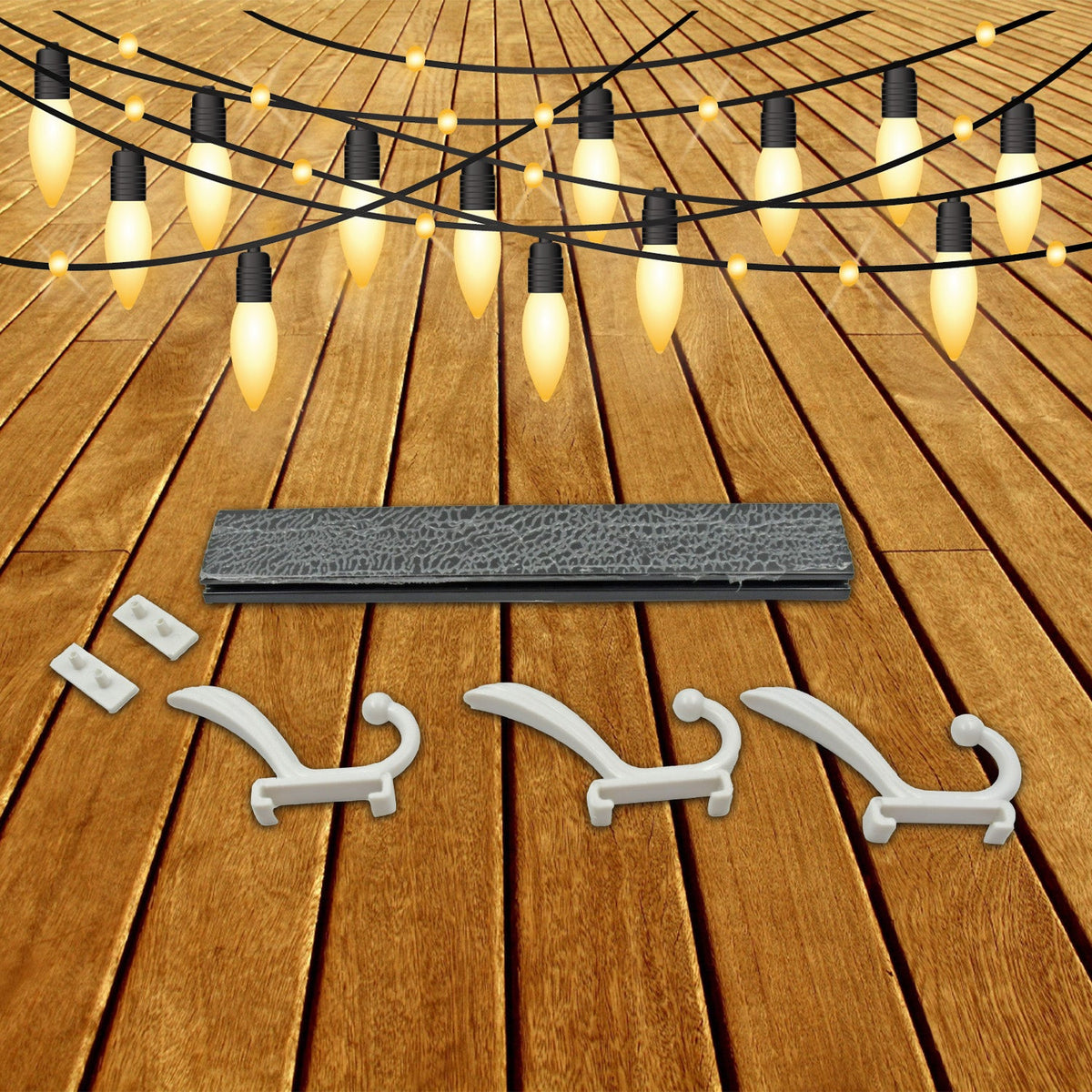 Wall Mounted Coat Hanger Rack – 6 Hooks for Clothes, Jackets & Hats