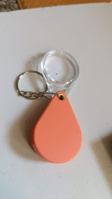 Folding Magnifier, Portable Mini Magnifier Keychain (1 Pc)