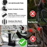 Portable Mini Bike Pump with Gauge