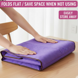 Clothing storage bag zipper, non-woven storage bag storing the clothes and sarees