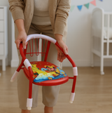 Multicolor Cartoon Design Baby Chair with Metal Kids Chair with Foam Arm Support for Kids 4 Pcs
