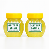 Soft Jar Slime Combo of Glitter Slime and Crystal Slime
