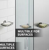 Wall Mount 2-Piece Soap Rack – Versatile Holder for Bathrooms & Homes