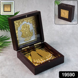 Golden Charan Paduka for Spiritual Decor
