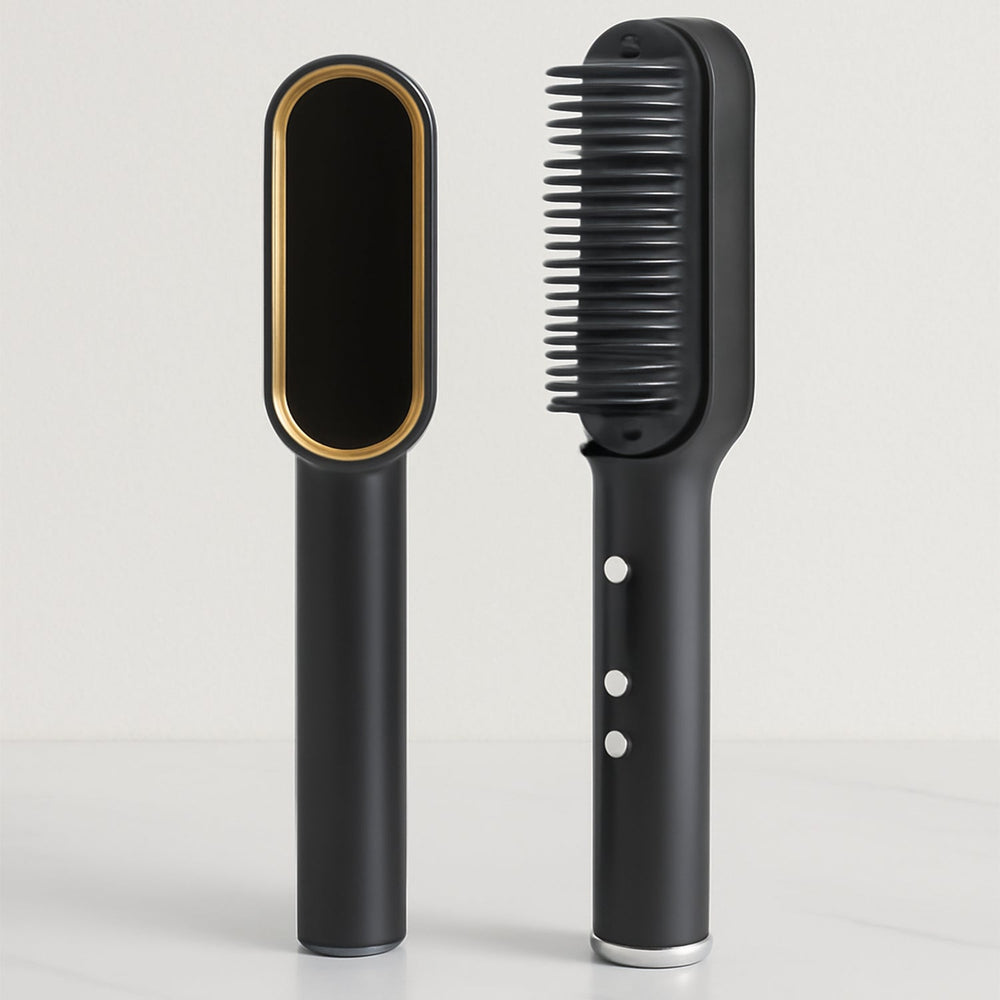 Hqt-909B Hair Straightener Used While Massaging Hair Scalps Head., Hair accessories
