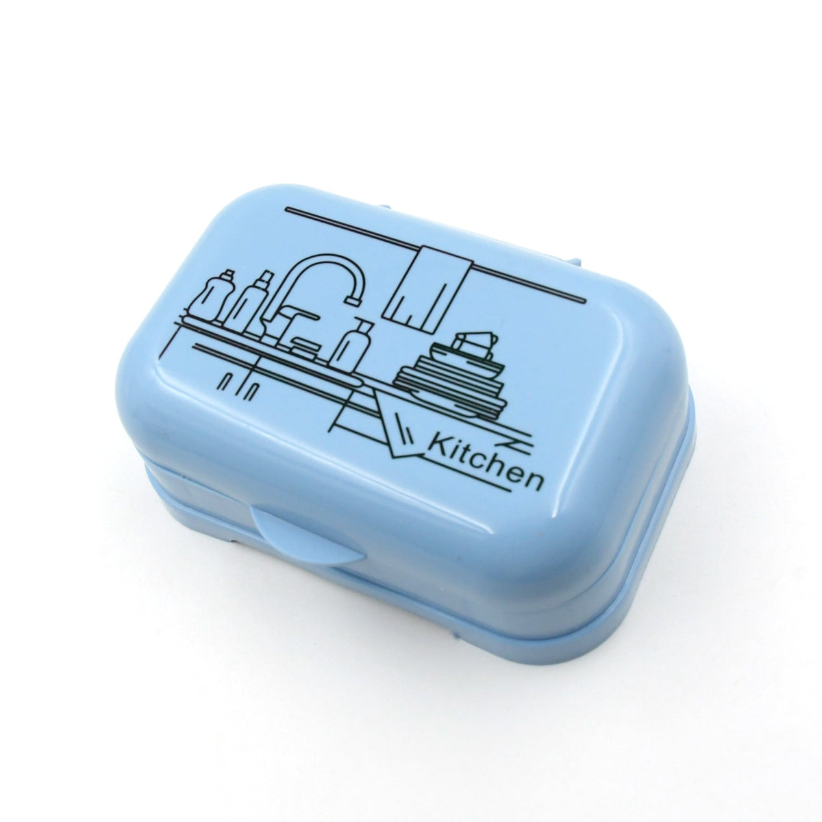 Soap Dish with Drain Soap Holder, Soap Saver Soap Tray  (1 Pc)